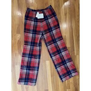 NOS Groovy Vintage Fab Pendleton 60s 70s Women's Red Plaid Wool Pants W/ Tags